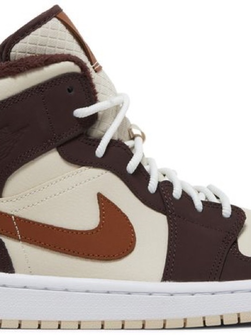 Nike Women’s Air Jordan 1 Mid SE in Brown Basalt / Pecan Oatmeal